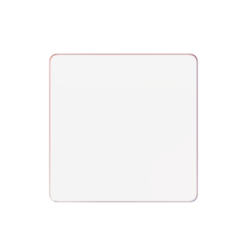 Square transparent gradient glass 3d shape png