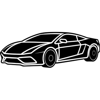 Modified car coloring pages vector