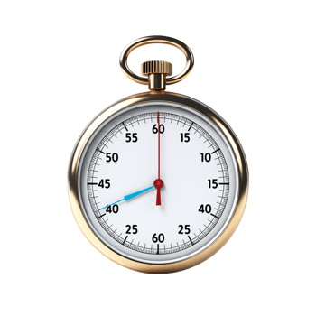 Stopwatch isolated on transparent background png