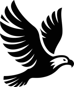 Bird black illustration vector