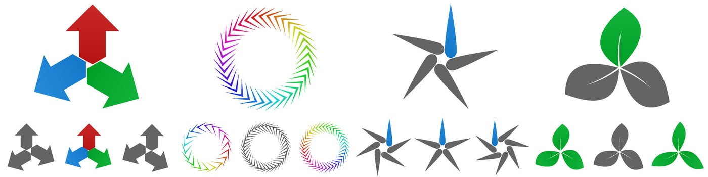 Concept logo design collection vector