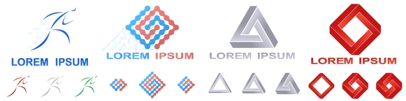 Concept logo design collection vector