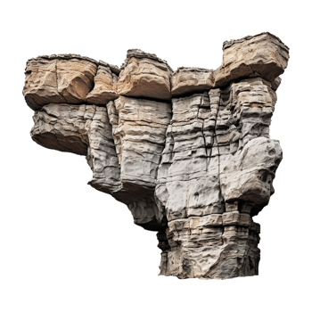 Rock Formation Isolated on Transparent Background png