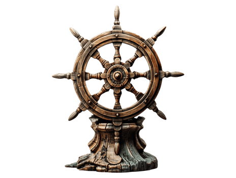 ship steering wheel png