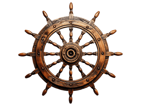ship steering wheel png