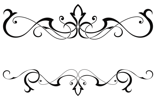 vintage horizontal frame Label lines for making catalogs and brochures for coffee shops and boutiques. png