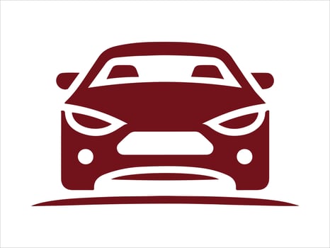 car icon on white background vector