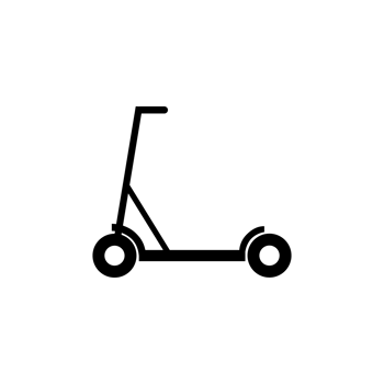 Electric kickboard icon. Electric scooter. png