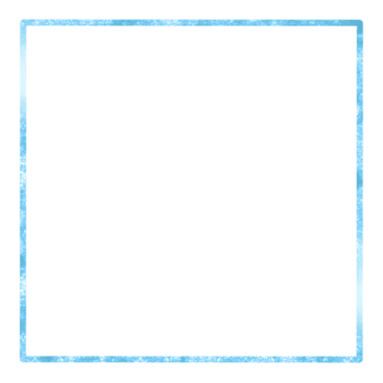 Light Blue Glittery Square Frame on a Transparent Background png