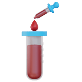 blood drops in the bottle illustration png