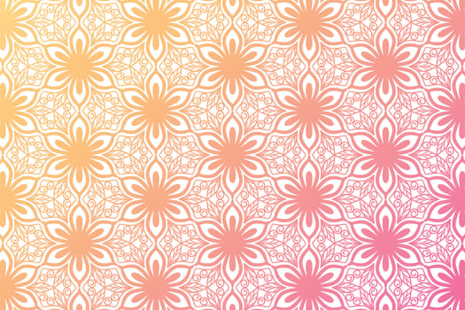 Abstract colourful floral pattern background vector