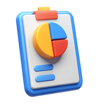 Business Report with Pie Chart 3d Style png