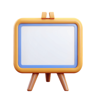 Whiteboard Object 3d Item png