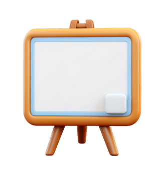 Whiteboard Object 3d Image png