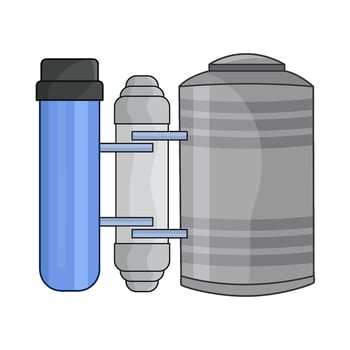 illustration of water filter vector