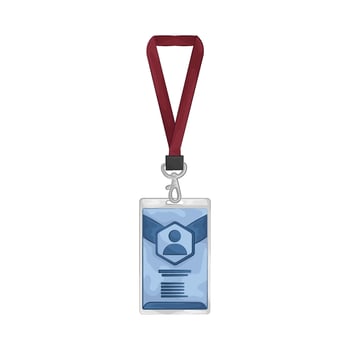 Illustration of id card vector