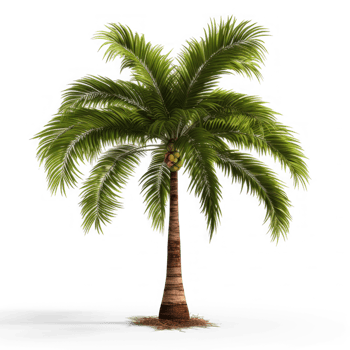 palm tree isolated on transparent background png