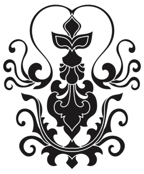 Carpet components. black stripes. rug Oriental ornament with floral motifs. Indian design element for henna tattoo, adult coloring book, greeting card, wedding invitation or spa beauty flyer. png