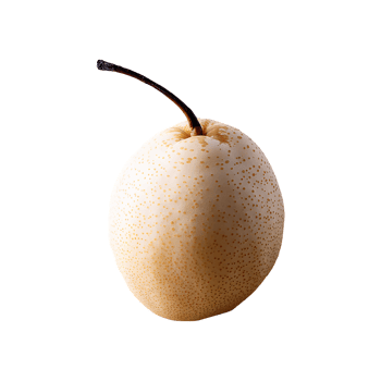 Asian Pear isolated on transparent background png
