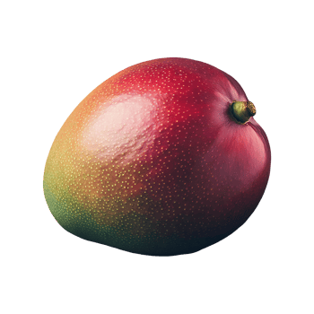 Mango isolated on transparent background png