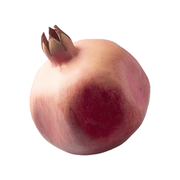 Pomegranate isolated on transparent background png