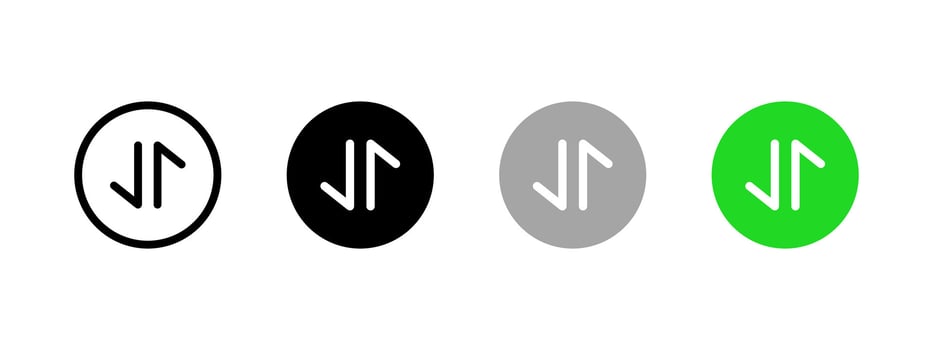 Data transfer button. Cellular data exchange icon set. Mobile connection status indicator. Switch arrows illustration. vector