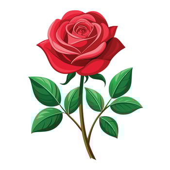 Rose flower sketch art illustration vector