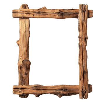 a wooden frame made from wood png