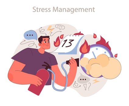 Time Management concept. vector