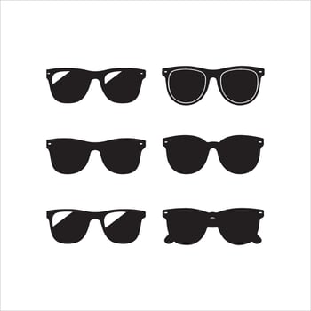 sunglasses Stock black vector