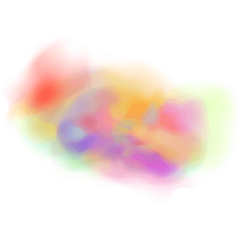 Colorful smoke clouds. png