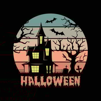 Halloween t shirt vector