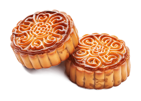Mooncake Isolated on Transparent Background png
