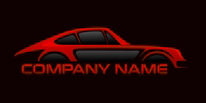 automotive car logo. vector