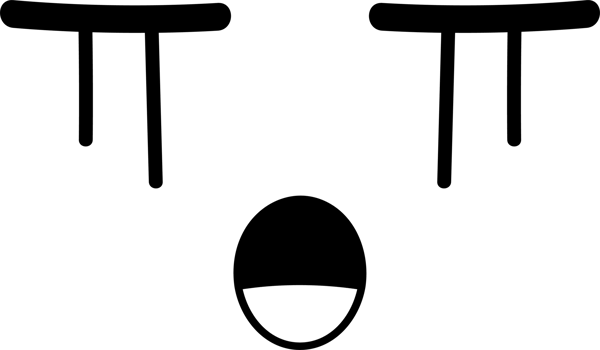 Cartoon cry face emoji illustration on transparent background. png