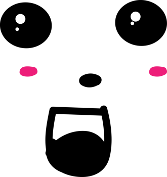 Happy face emoji illustration on transparent background. png