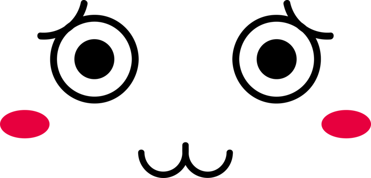 Cartoon shy face emoji illustration on transparent background. png