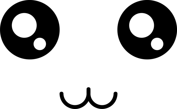 Cartoon smile face emoji illustration on transparent background. png