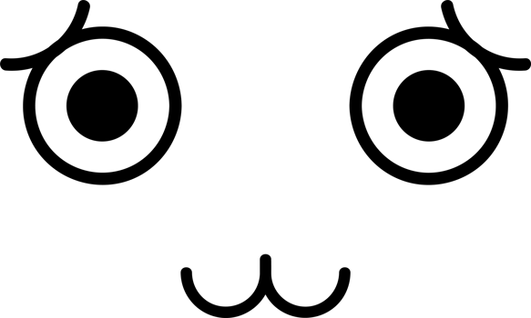 Cartoon sad face emoji illustration on transparent background. png