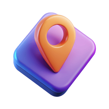 3D location icon 3D map icon 3D map symbol map photo png