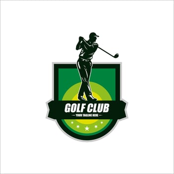 golf logo icon isolated vector