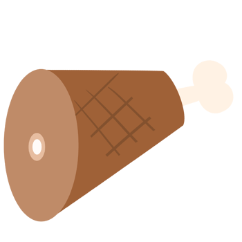 a pork meat on background png