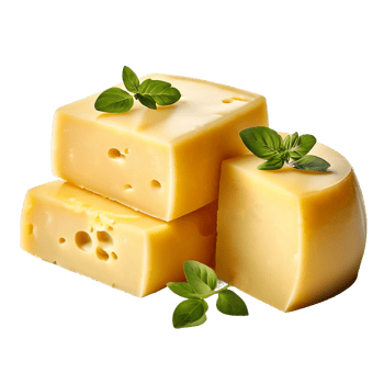 Big piece of Dutch cheese png