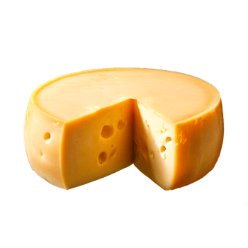 Big piece of Dutch cheese png