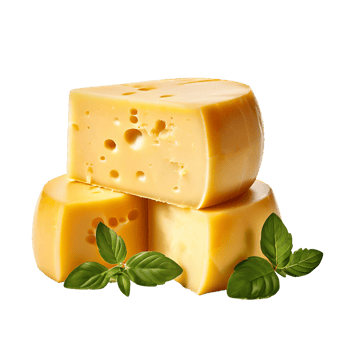 Big piece of Dutch cheese png