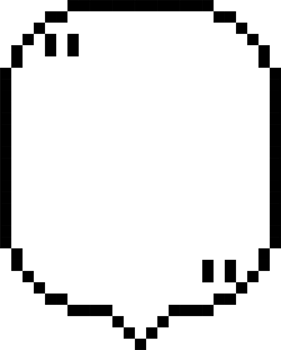 8bit retro game pixel speech bubble balloon icon sticker memo keyword planner text box banner png