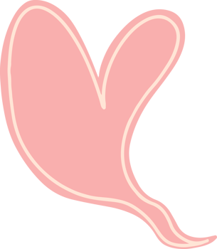 Heart buble text png