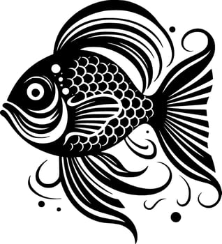 Fish - Minimalist and Flat Logo - illustration vector