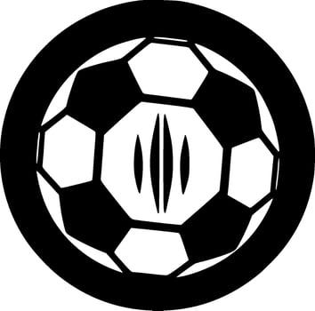 Football - Minimalist and Flat Logo - illustration vector