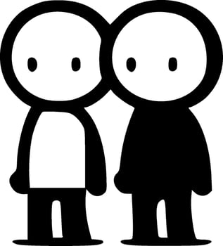 Friends - High Quality Logo - illustration ideal for T-shirt graphic vector